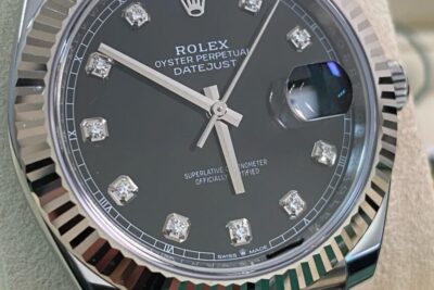 Đồng Hồ Rolex Datejust White Gold Oyster Steel Diamond 126334