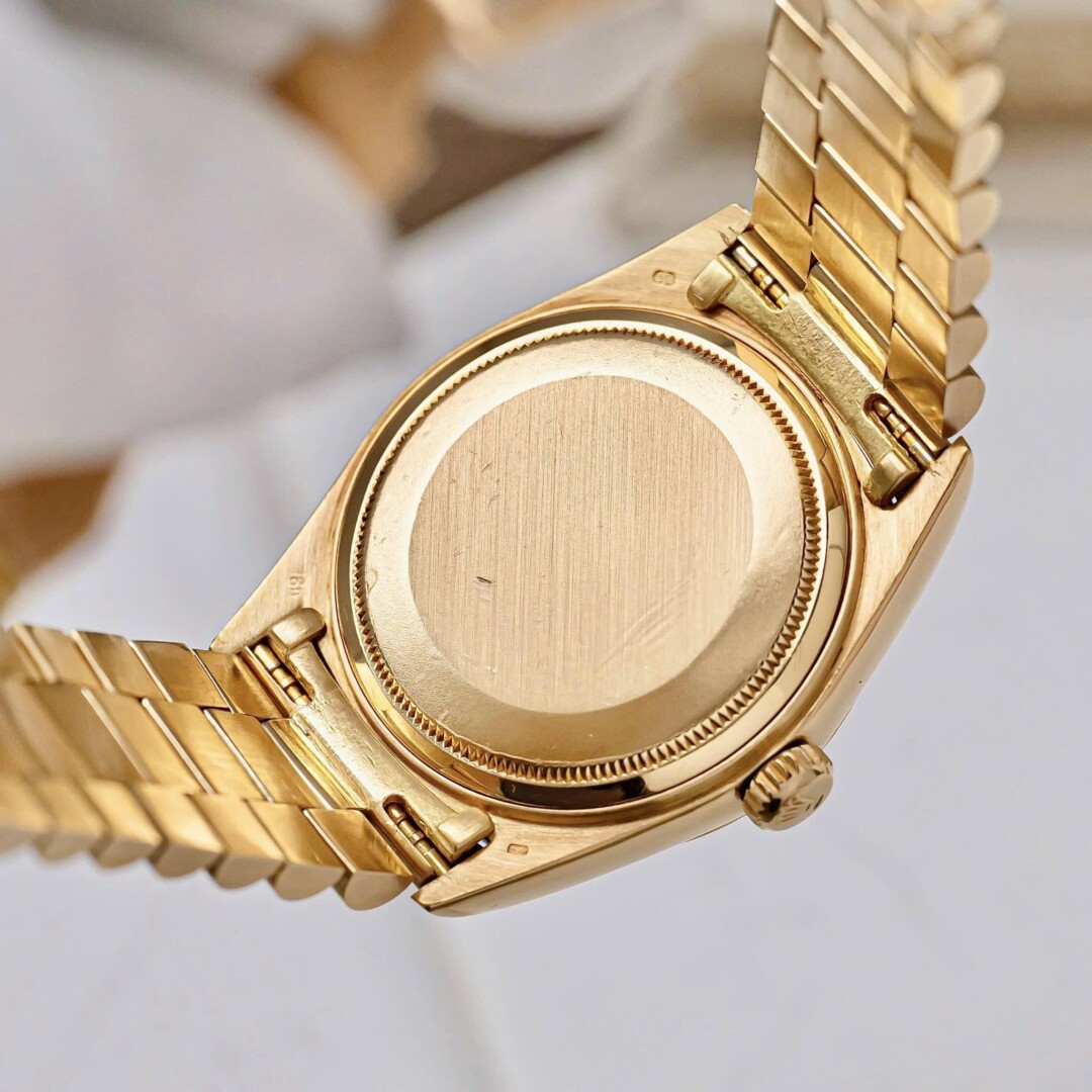 Đồng Hồ Rolex Day Date President Cọc Kim Cương Vàng Khối 18k 18238 5