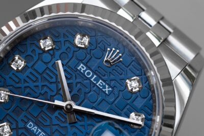 Đồng Hồ Rolex Datejust Mặt Vi tính Xanh Navy 126234