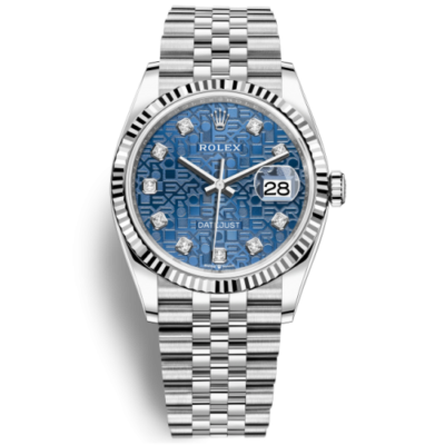 Đồng Hồ Rolex Datejust Mặt Vi tính Xanh Navy 126234
