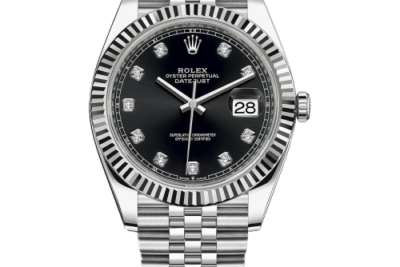 Đồng Hồ Rolex Datejust White Gold Steel Black 126334