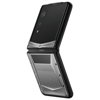 Điện Thoại Vertu Quantum Flip Cyber Silver