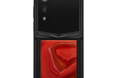 Điện Thoại Vertu Quantum Flip Phoenix Flame Agate