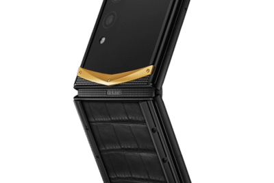 Điện Thoại Vertu Quantum Gold V Basalt Black Alli