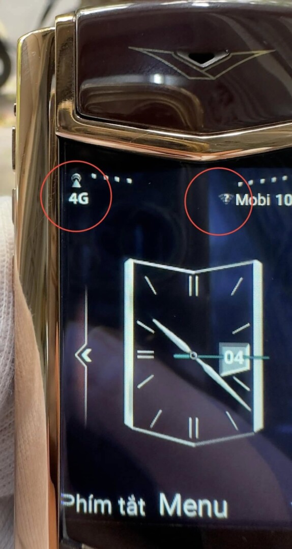 Dịch vụ nâng cấp Ruột (main) Vertu Signature S 2G/3G lên ruột (main) 4G/Wifi