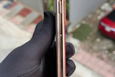 Vertu Aster T Mạ Vàng Da Bê Đỏ Chính Hãng