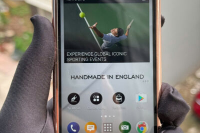 Vertu Aster T Mạ Vàng Da Bê Đỏ Chính Hãng