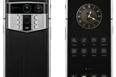 Vertu Agent Q bản thép da cá sấu