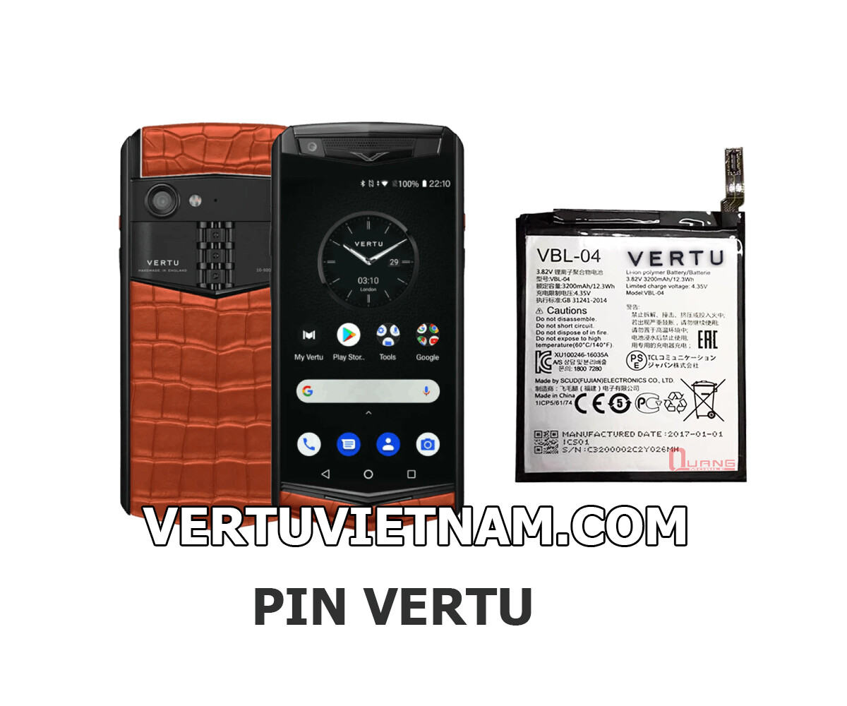 Thời lượng pin của Vertu Aster P dùng được bao lâu ?