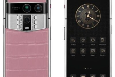 Vertu Agent Q bản thép da cá sấu