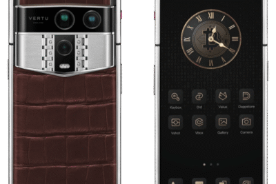 Vertu Agent Q bản thép da cá sấu